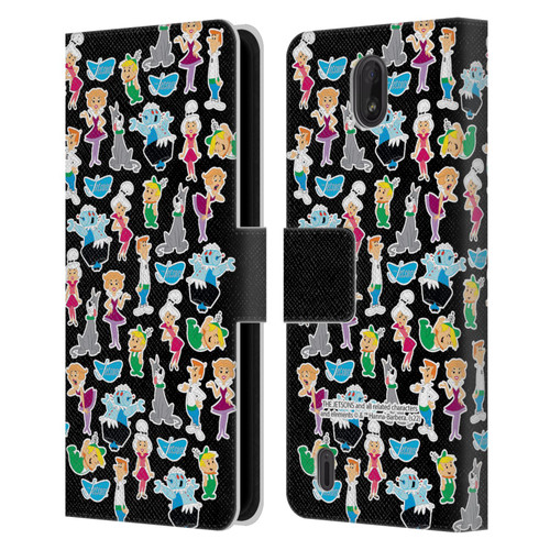 The Jetsons Graphics Pattern Leather Book Wallet Case Cover For Nokia C01 Plus/C1 2nd Edition