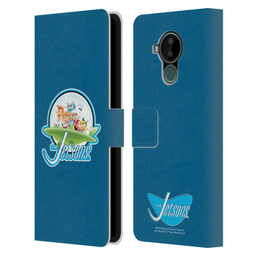 The Jetsons Graphics Logo Leather Book Wallet Case Cover For Nokia C30