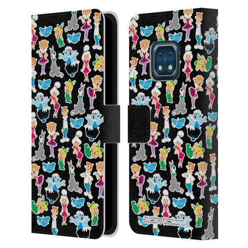 The Jetsons Graphics Pattern Leather Book Wallet Case Cover For Nokia XR20