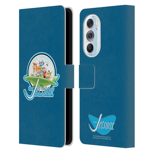 The Jetsons Graphics Logo Leather Book Wallet Case Cover For Motorola Edge X30