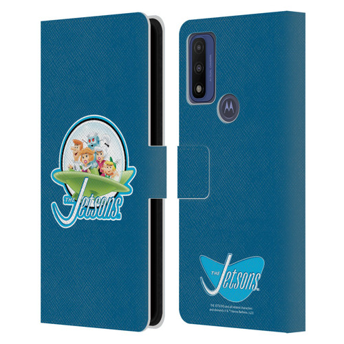 The Jetsons Graphics Logo Leather Book Wallet Case Cover For Motorola G Pure