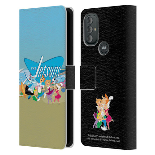 The Jetsons Graphics Group Leather Book Wallet Case Cover For Motorola Moto G10 / Moto G20 / Moto G30