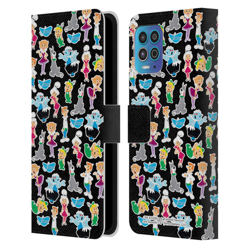 The Jetsons Graphics Pattern Leather Book Wallet Case Cover For Motorola Moto G100