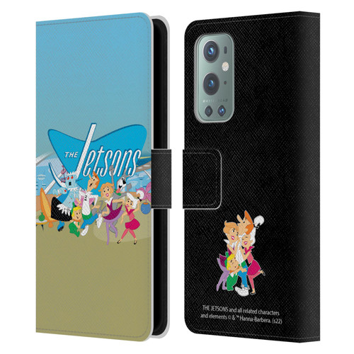 The Jetsons Graphics Group Leather Book Wallet Case Cover For OnePlus 9