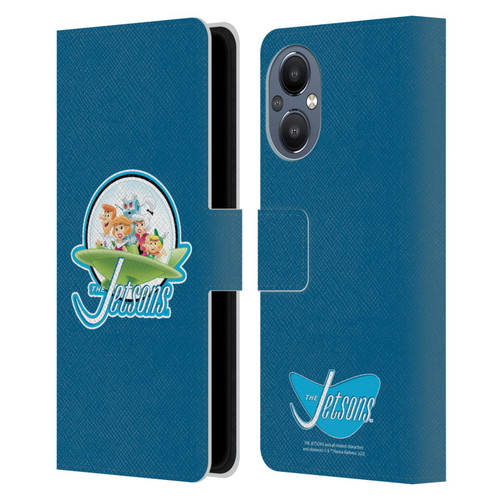 The Jetsons Graphics Logo Leather Book Wallet Case Cover For OnePlus Nord N20 5G