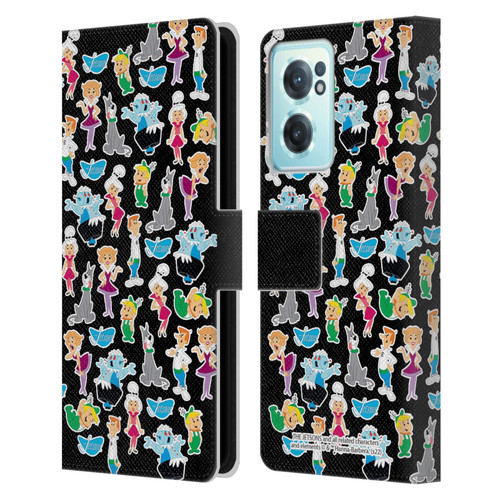 The Jetsons Graphics Pattern Leather Book Wallet Case Cover For OnePlus Nord CE 2 5G