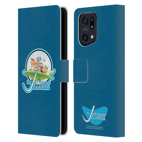 The Jetsons Graphics Logo Leather Book Wallet Case Cover For OPPO Find X5 Pro