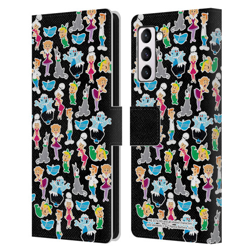 The Jetsons Graphics Pattern Leather Book Wallet Case Cover For Samsung Galaxy S21+ 5G