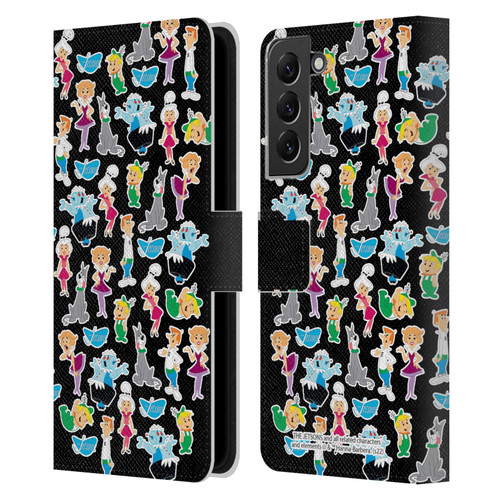 The Jetsons Graphics Pattern Leather Book Wallet Case Cover For Samsung Galaxy S22+ 5G