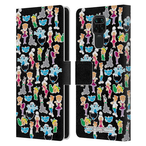 The Jetsons Graphics Pattern Leather Book Wallet Case Cover For Xiaomi Redmi Note 9 / Redmi 10X 4G