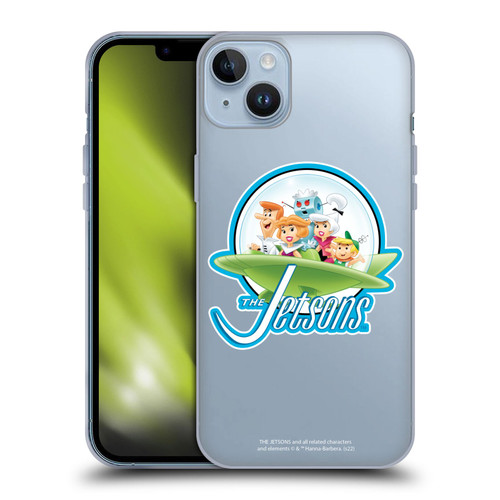 The Jetsons Graphics Logo Soft Gel Case for Apple iPhone 14 Plus