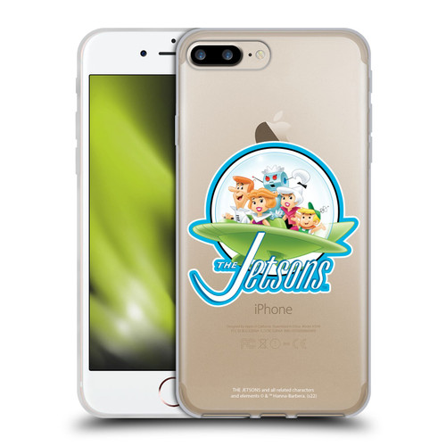 The Jetsons Graphics Logo Soft Gel Case for Apple iPhone 7 Plus / iPhone 8 Plus