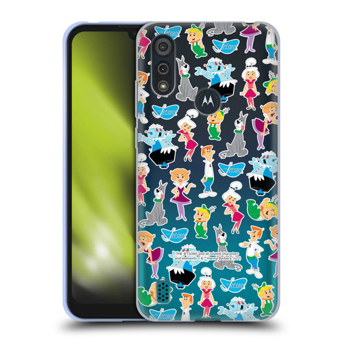 The Jetsons Graphics Pattern Soft Gel Case for Motorola Moto E6s (2020)