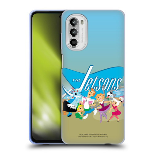 The Jetsons Graphics Group Soft Gel Case for Motorola Moto G52