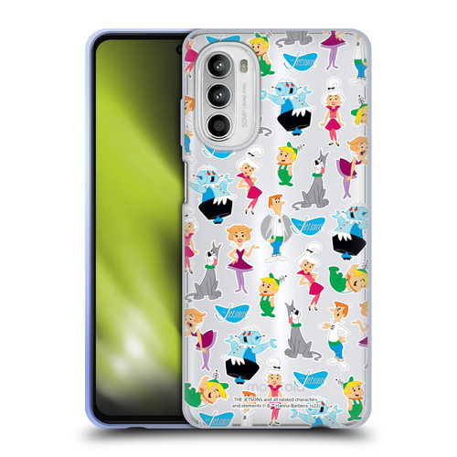 The Jetsons Graphics Pattern Soft Gel Case for Motorola Moto G52