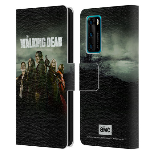 AMC The Walking Dead Season 11 Key Art Poster Leather Book Wallet Case Cover For Huawei P40 5G
