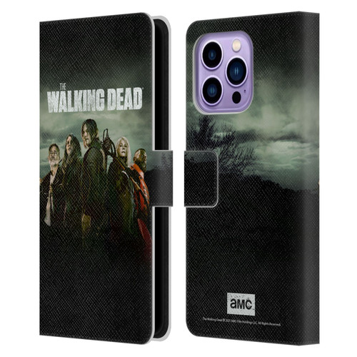 AMC The Walking Dead Season 11 Key Art Poster Leather Book Wallet Case Cover For Apple iPhone 14 Pro Max
