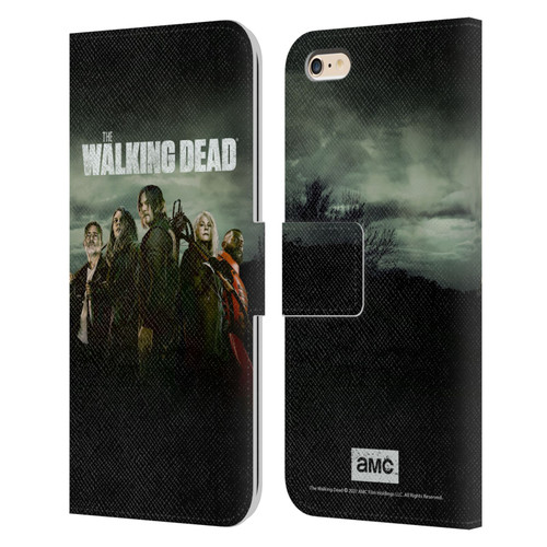 AMC The Walking Dead Season 11 Key Art Poster Leather Book Wallet Case Cover For Apple iPhone 6 Plus / iPhone 6s Plus