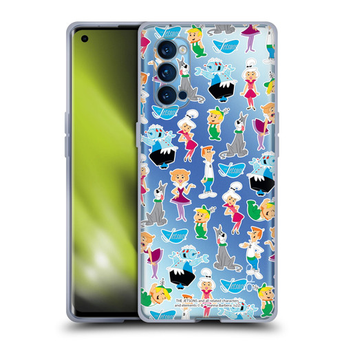 The Jetsons Graphics Pattern Soft Gel Case for OPPO Reno 4 Pro 5G