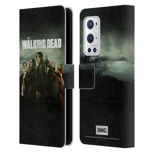 AMC The Walking Dead Season 11 Key Art Poster Leather Book Wallet Case Cover For OnePlus 9 Pro