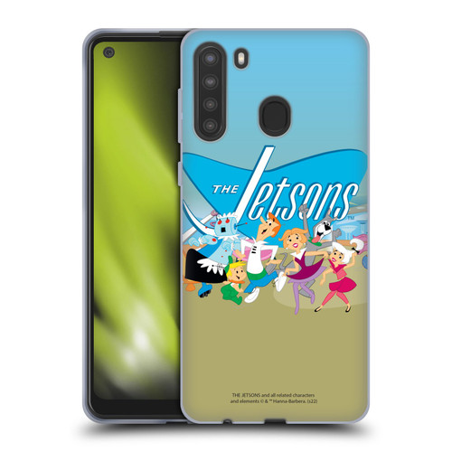 The Jetsons Graphics Group Soft Gel Case for Samsung Galaxy A21 (2020)