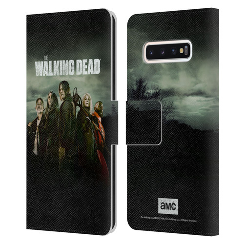 AMC The Walking Dead Season 11 Key Art Poster Leather Book Wallet Case Cover For Samsung Galaxy S10