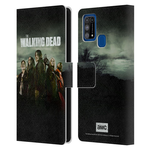 AMC The Walking Dead Season 11 Key Art Poster Leather Book Wallet Case Cover For Samsung Galaxy M31 (2020)