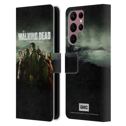 AMC The Walking Dead Season 11 Key Art Poster Leather Book Wallet Case Cover For Samsung Galaxy S22 Ultra 5G