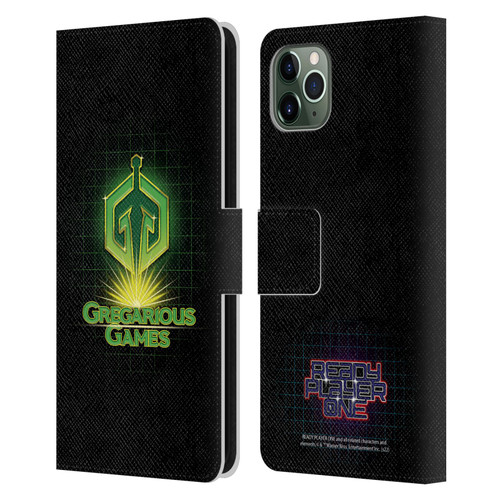 Ready Player One Graphics Logo Leather Book Wallet Case Cover For Apple iPhone 11 Pro Max