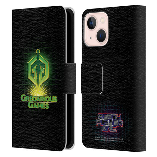 Ready Player One Graphics Logo Leather Book Wallet Case Cover For Apple iPhone 13 Mini