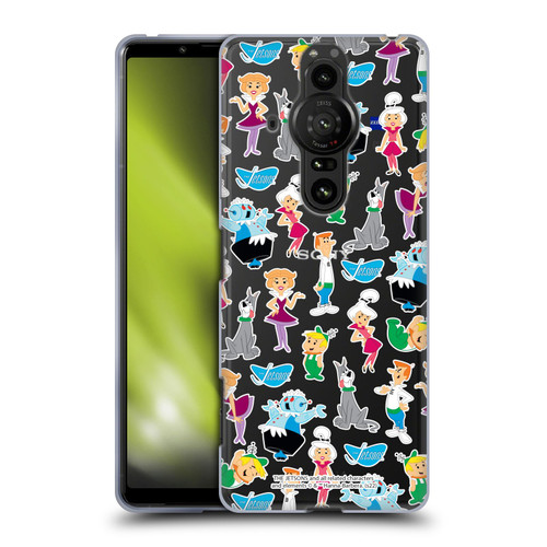 The Jetsons Graphics Pattern Soft Gel Case for Sony Xperia Pro-I