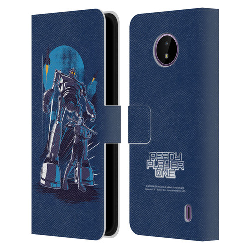 Ready Player One Graphics Iron Giant Leather Book Wallet Case Cover For Nokia C10 / C20