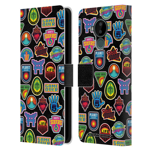 Ready Player One Graphics Collage Leather Book Wallet Case Cover For Nokia C30