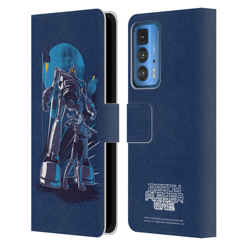 Ready Player One Graphics Iron Giant Leather Book Wallet Case Cover For Motorola Edge 20 Pro