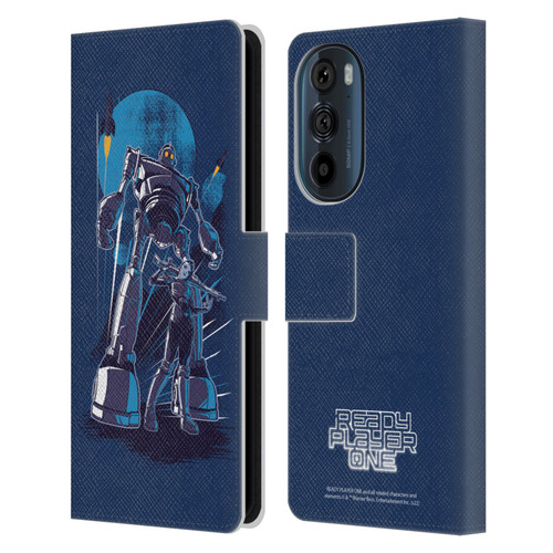 Ready Player One Graphics Iron Giant Leather Book Wallet Case Cover For Motorola Edge 30
