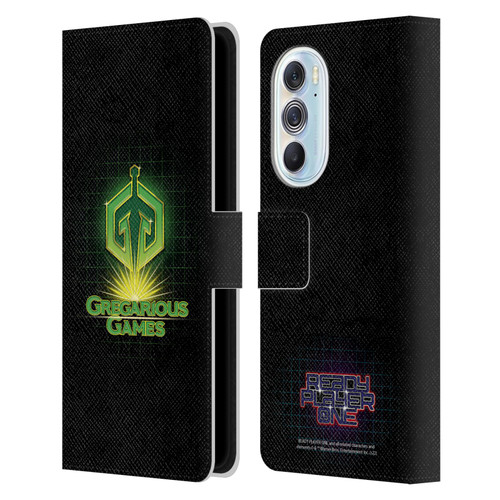 Ready Player One Graphics Logo Leather Book Wallet Case Cover For Motorola Edge X30