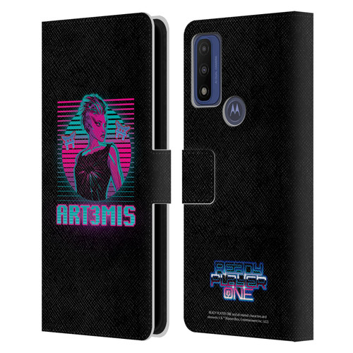 Ready Player One Graphics Character Art Leather Book Wallet Case Cover For Motorola G Pure