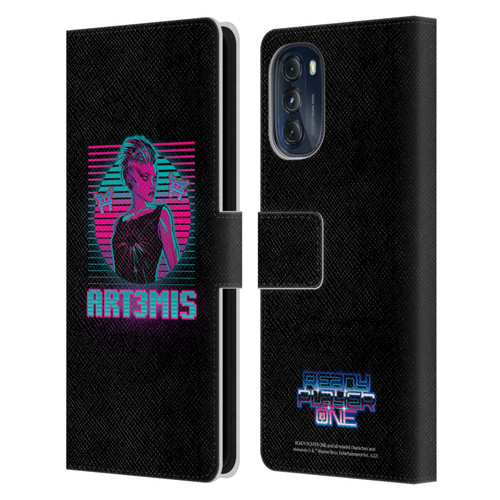 Ready Player One Graphics Character Art Leather Book Wallet Case Cover For Motorola Moto G (2022)