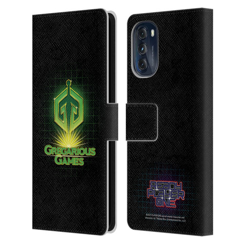 Ready Player One Graphics Logo Leather Book Wallet Case Cover For Motorola Moto G (2022)