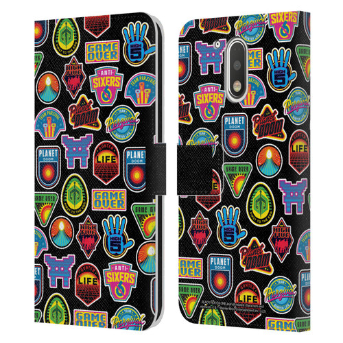 Ready Player One Graphics Collage Leather Book Wallet Case Cover For Motorola Moto G41