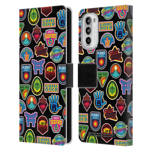 Ready Player One Graphics Collage Leather Book Wallet Case Cover For Motorola Moto G52