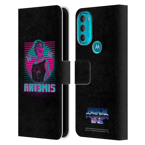Ready Player One Graphics Character Art Leather Book Wallet Case Cover For Motorola Moto G71 5G