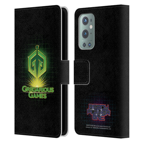 Ready Player One Graphics Logo Leather Book Wallet Case Cover For OnePlus 9