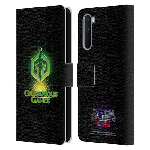 Ready Player One Graphics Logo Leather Book Wallet Case Cover For OnePlus Nord 5G