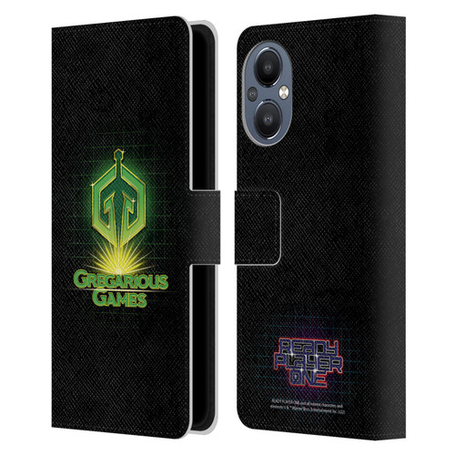 Ready Player One Graphics Logo Leather Book Wallet Case Cover For OnePlus Nord N20 5G