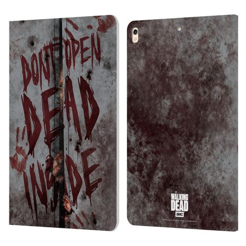 AMC The Walking Dead Typography Dead Inside Leather Book Wallet Case Cover For Apple iPad Pro 10.5 (2017)