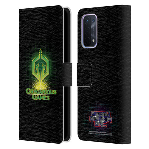 Ready Player One Graphics Logo Leather Book Wallet Case Cover For OPPO A54 5G