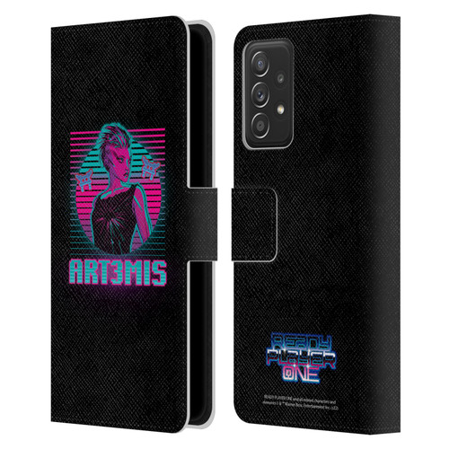 Ready Player One Graphics Character Art Leather Book Wallet Case Cover For Samsung Galaxy A52 / A52s / 5G (2021)