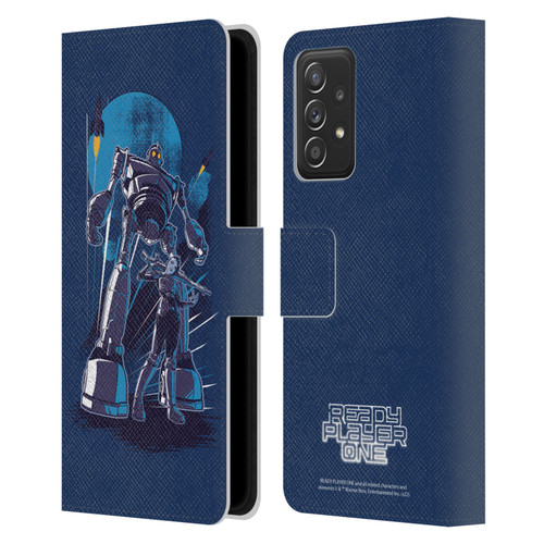 Ready Player One Graphics Iron Giant Leather Book Wallet Case Cover For Samsung Galaxy A52 / A52s / 5G (2021)