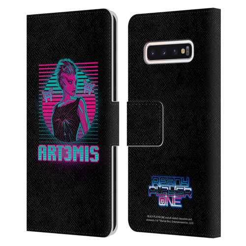 Ready Player One Graphics Character Art Leather Book Wallet Case Cover For Samsung Galaxy S10